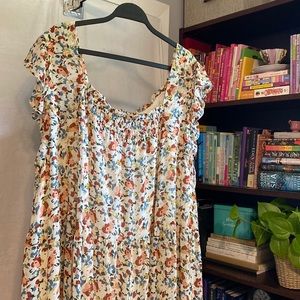 Knee Length Floral Dress